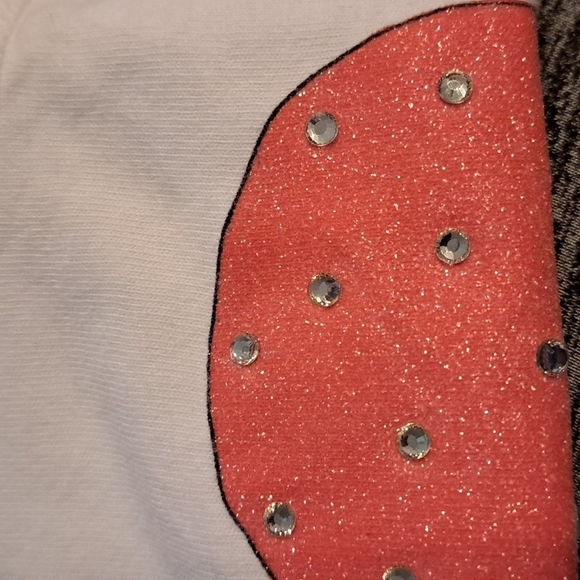 Gymboree girls size 5 white short sleeve shirt with air balloon design gems VGUC - Picture 4 of 4